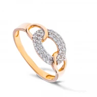 Золота Каблучка з куб. окс. цирконію (арт. 151593)