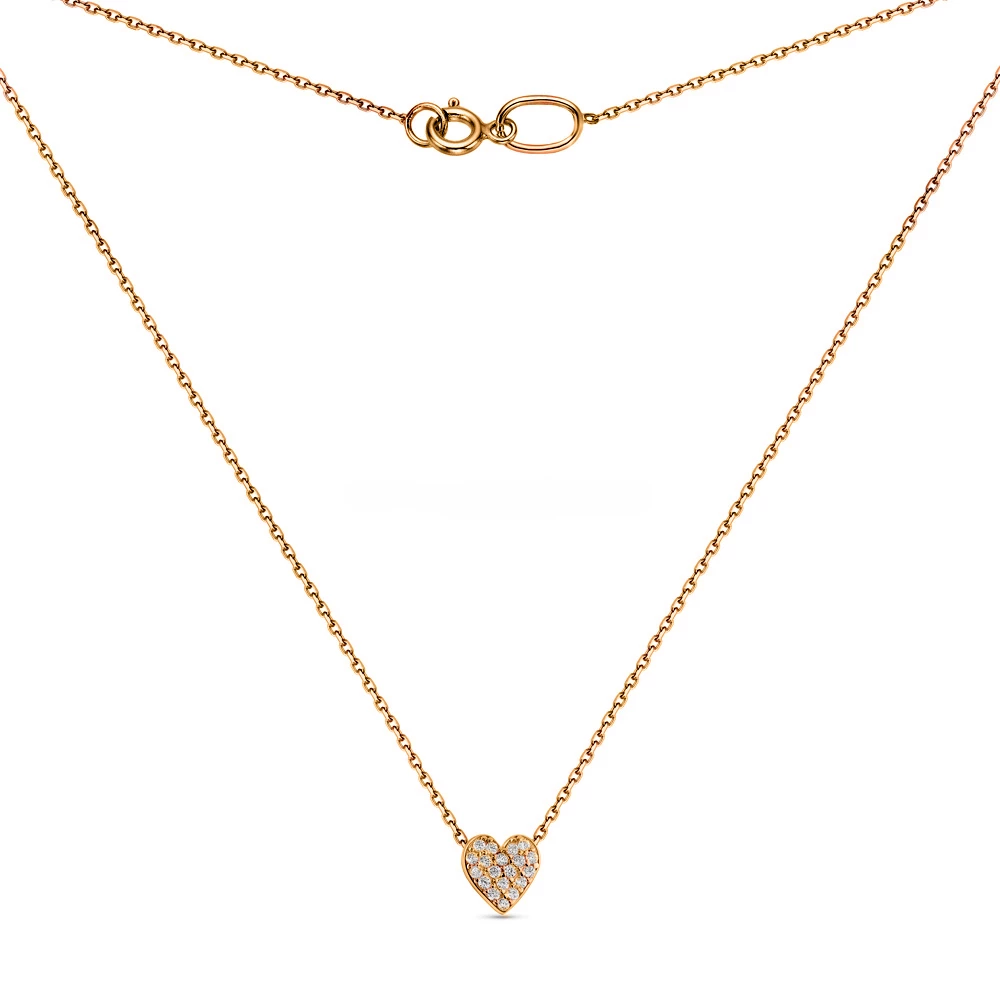 Золоте кольє з куб. окс. цирконію (арт. 352443)