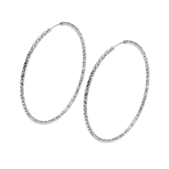 Серебряные серьги-конго (арт. С-к-3-18-0)