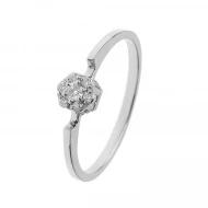 Золота каблучка з діамантами (арт. 1-1200025)