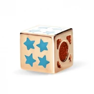 Золотая бусина (Шарм) с эмалью (арт. 560255)