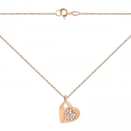 Золоте кольє з куб. окс. цирконію (арт. 351170)