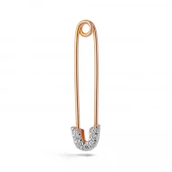 Золота шпилька з куб. окс. цирконію (арт. 6411771-2)