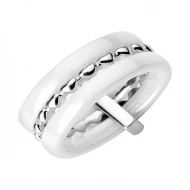Серебряное кольцо с керамикой (арт. 1619б032)