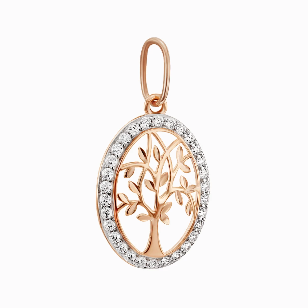 Золота Підвіска з куб. окс. цирконію (арт. 440880а)