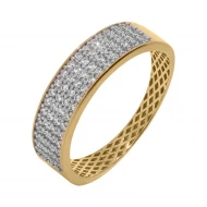 Золота Каблучка з фіанітом (арт. 428219)