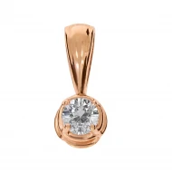Золотая Подвеска с куб.окс.циркония (арт. 3102572101)