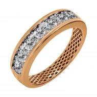 Золота Каблучка з фіанітом (арт. 428242)