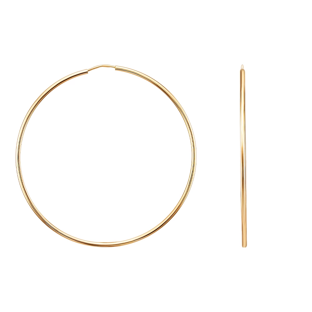 Золотые серьги-конго (арт. 100023/50)