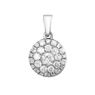 Золота підвіска з діамантами (арт. P24504-9.155-1482)