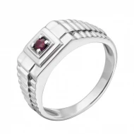 Серебряное кольцо с рубином (арт. RR-3671-Ag K)