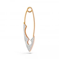 Золота шпилька з куб. окс. цирконію (арт. 3)