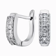 Срiбнi Сережки з фіанітом (арт. 200062)