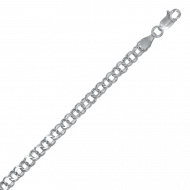 Серебряная цепочка плетение Панцирное (арт. 913Р 2)