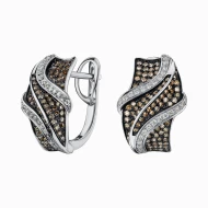 Золотi сережки з діамантами (арт. E25941-9.200-2573)