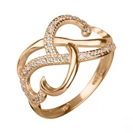 Золотое кольцо с фианитом (арт. 380343)