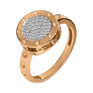 Золотое Кольцо с фианитом (арт. 428363)