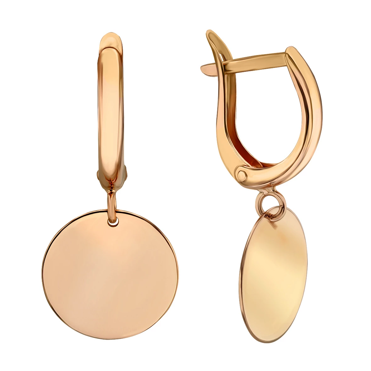 Золотi сережки-підвіски (арт. 470609)