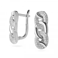 Золотi Сережки з куб. окс. цирконію (арт. 110289б)