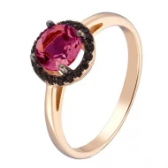 Золотое Кольцо с рубином (арт. 1191066101)