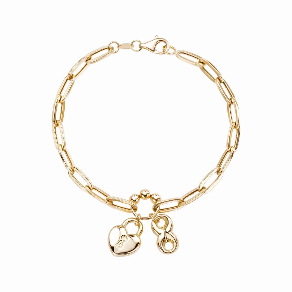 Золотой Браслет плетение Якорное (арт. 2010165ж)