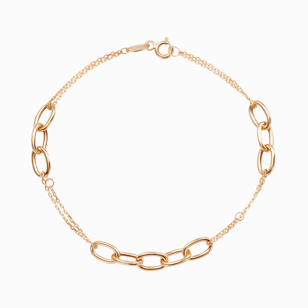 Золотой Браслет плетение Якорное (арт. 2010169)