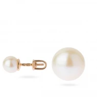 Золотi сережки-пусети з перлами (арт. 2100108101)