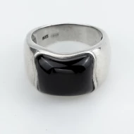 Серебряное кольцо с агатом (арт. 5-RS4168-АгЧ)