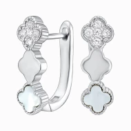 Серебряные Серьги с перламутром (арт. 11 2 0962)