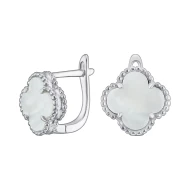 Серебряные Серьги с перламутром (арт. СК2П/1024)