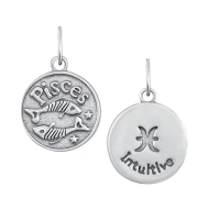 Срiбна Підвіска (арт. Кулон Зодіак Е Риби)