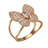 Золота Каблучка з фіанітом (арт. 380332)