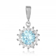 Срiбна Підвіска з фіанітом (арт. ПК2ФТ/475)