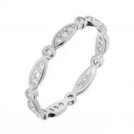 Серебряное кольцо с фианитом (арт. 380392С)