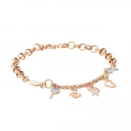 Золотой Браслет с куб.окс.циркония (арт. 323537П4)