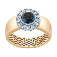 Золота Каблучка зі склом (арт. 700505-Рр н.л)