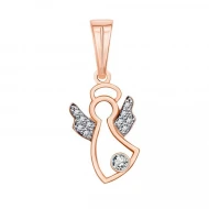 Золота підвіска з діамантами (арт. 24)