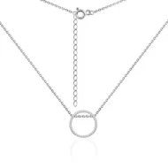 Срiбне кольє з фіанітом (арт. 6176)