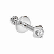 Золотий Пусет в одне вухо з діамантами (арт. 202252б/1)