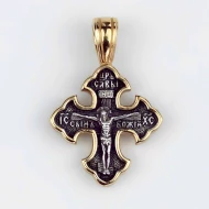 Серебряный крестик (арт. 34042)