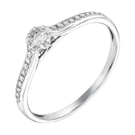 Золота каблучка з діамантами (арт. Q776DWA4WG-10.155-764)