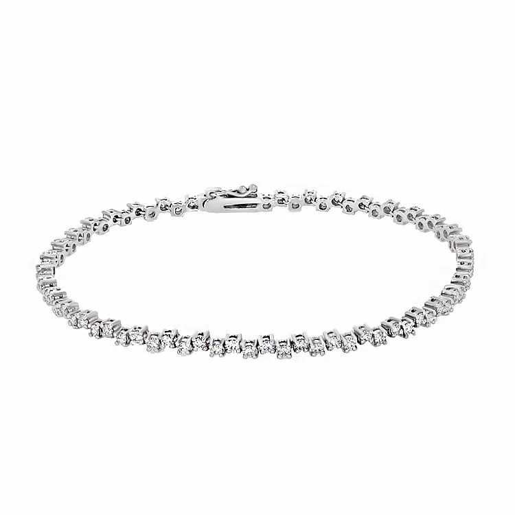 Золотой браслет с бриллиантами (арт. 6-72085)