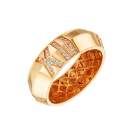 Золота Каблучка з фіанітом (арт. 428322)