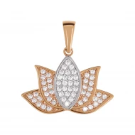 Золотая Подвеска с фианитом (арт. 558141)