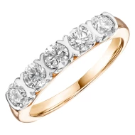 Золотое кольцо с бриллиантом (арт. 10182)