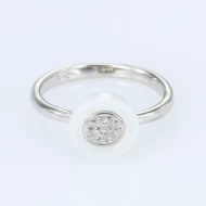 Серебряное кольцо с керамикой (арт. FR19686)