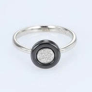 Серебряное кольцо с керамикой (арт. FR19686)