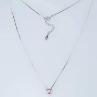 Срiбне кольє з фіанітом (арт. FN3187)