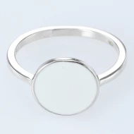 Серебряное кольцо с эмалью (арт. 123864)
