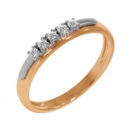 Золотое кольцо с бриллиантом (арт. К501)